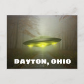 DAYTON OHIO SPACESHIP UFO ART Briefkaarten (Voorkant)