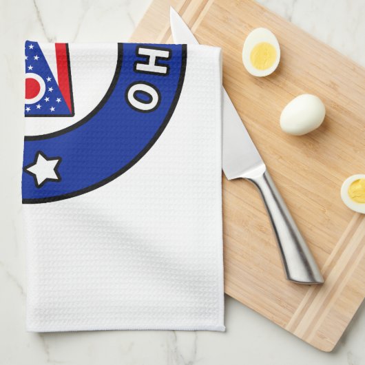 Dayton Ohio Theedoek (Quarter Fold)