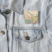 Dayton, Ohio Vierkante Button 5,1 Cm (In situ)