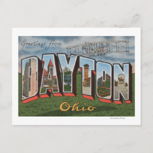 Dayton, Ohio (Wright Brothers Plane) Briefkaart