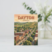 Dayton Oregon Briefkaart (Staand voorkant)