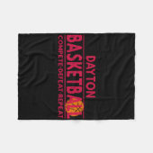 Dayton Sketll - Compete Defeat Repeat Fleece Deken (Voorkant (Horizontaal))