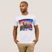 Dayton Skyline Graffiti Art T-shirt (Voorkant volledig)