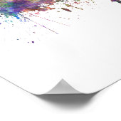 Dayton skyline in waterverf poster (Hoek)