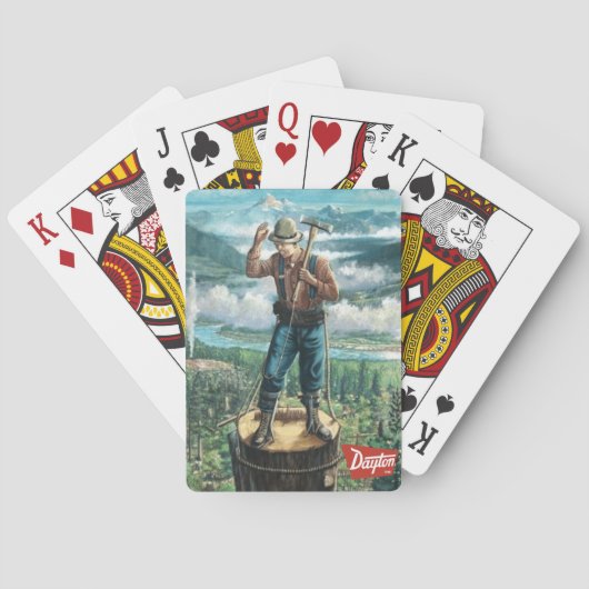 Dayton-speelkaarten Pokerkaarten (Achterkant)