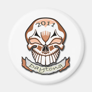 Daytona 2011Skull Magneet