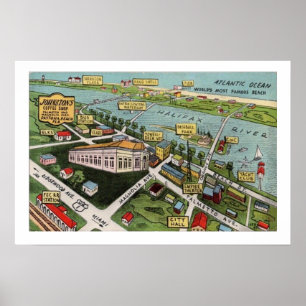  Daytona Beach 16x24 Poster Print