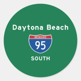 Daytona Beach 95 Ronde Sticker