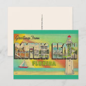 Daytona Beach Ansichtkaart Briefkaart (Voorkant / Achterkant)