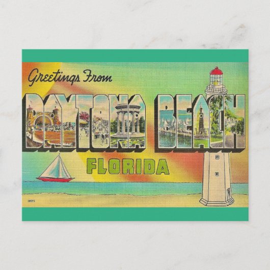 Daytona Beach Ansichtkaart Briefkaart (Voorkant)