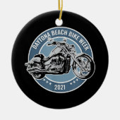 Daytona Beach Bike Week 2021 Keramisch Ornament (Voorkant)