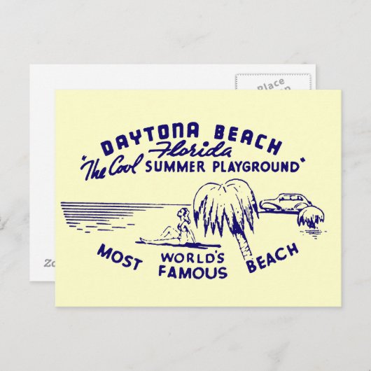  Daytona Beach Briefkaart (Voorkant / Achterkant)