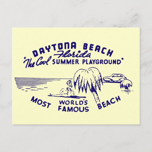  Daytona Beach Briefkaart (Voorkant)