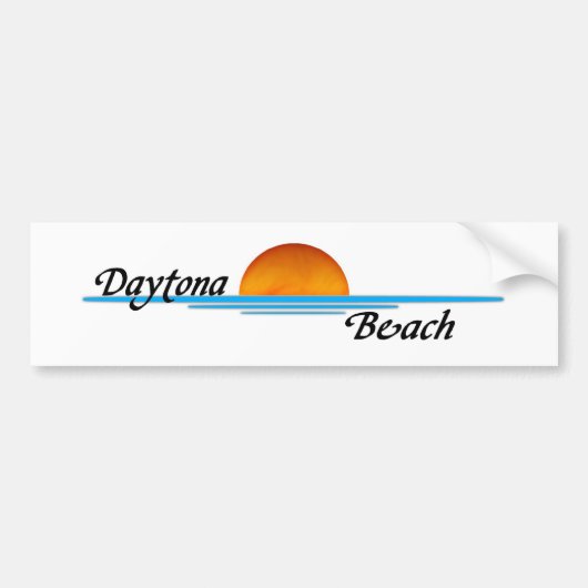 Daytona Beach Bumpersticker (Voorkant)