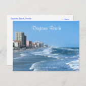 Daytona Beach Coast Post Card Briefkaart (Voorkant / Achterkant)