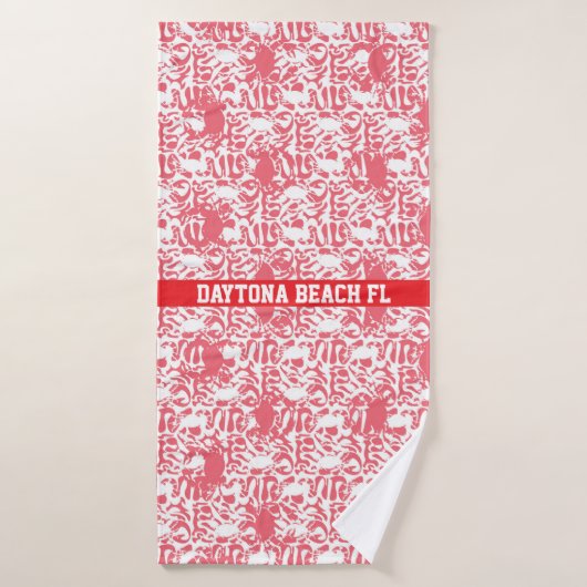 Daytona Beach FL Aangepast Badhanddoek (Badhanddoek)