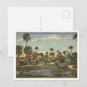 Daytona Beach FL, Beach Street Uitzicht, 1950 Geïn Briefkaart (Voorkant / Achterkant)