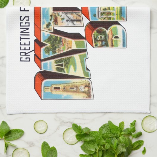 Daytona Beach FL Theedoek (Gevouwen)