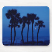 Daytona Beach FL Tropical Palm Tree Mousepad Muismat (Voorkant)