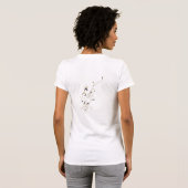 Daytona Beach Floral Swirl Damesbank T-shirt (Achterkant volledig)