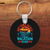 Daytona Beach Florida 2026 Family Vacation Summer  Sleutelhanger (Voorkant)