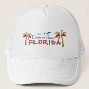 Daytona Beach Florida artsy palms Trucker Pet