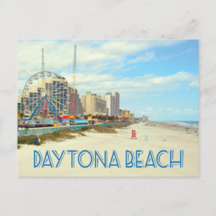 Daytona Beach Florida beach foto Briefkaart