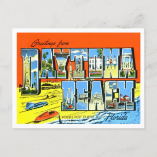 Daytona Beach, Florida  Big Letters Briefkaart