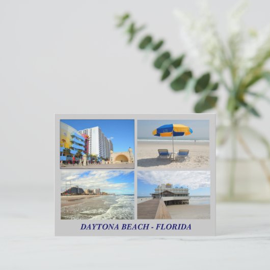 Daytona Beach Florida Briefkaart (Staand voorkant)