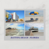 Daytona Beach Florida Briefkaart (Voorkant)