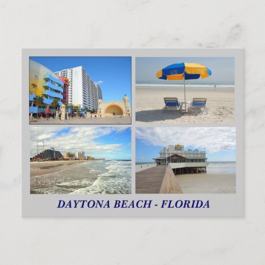 Daytona Beach Florida Briefkaart (Voorkant)