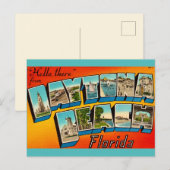 Daytona Beach Florida Briefkaart (Voorkant / Achterkant)