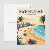 Daytona Beach Florida Briefkaart (Voorkant / Achterkant)