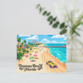 Daytona Beach Florida Briefkaart (Staand voorkant)