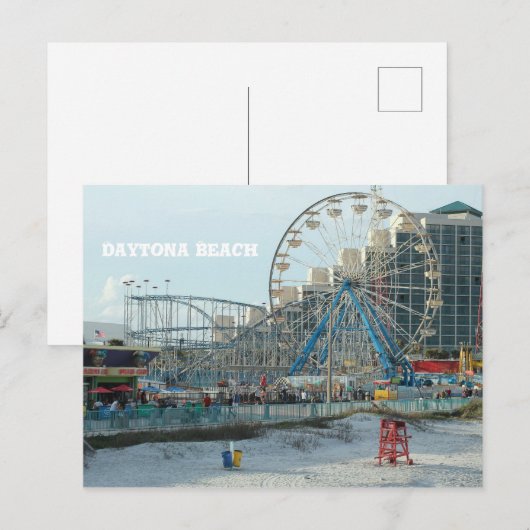 Daytona Beach, Florida Briefkaart (Voorkant / Achterkant)