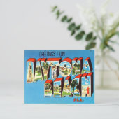 Daytona Beach Florida Briefkaart (Staand voorkant)