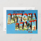 Daytona Beach Florida Briefkaart (Voorkant / Achterkant)