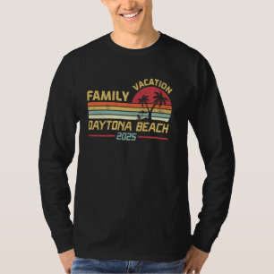 Daytona Beach Florida Familie Vakantie 2025 Zomer T-shirt