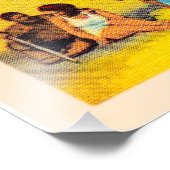 Daytona Beach Florida FL Briefkaart met grote lett Foto Afdruk (Hoek)