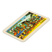 Daytona Beach Florida FL Briefkaart met grote lett Magneet (Linkerzijde)