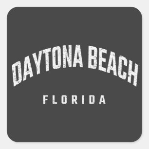 Daytona Beach Florida FL Vierkante Sticker