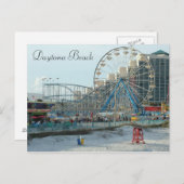 Daytona Beach Florida Fotografie Briefkaart Keepsl (Voorkant / Achterkant)