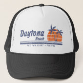 Daytona Beach Florida Fun Coast Trucker Pet (Voorkant)