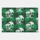 Daytona Beach Florida Green Pset Green Red Inpakpapier Vel (Voorkant)