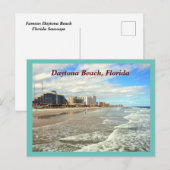 Daytona Beach Florida Holiday Briefkaart (Voorkant / Achterkant)