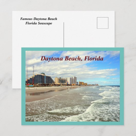 Daytona Beach Florida Holiday Briefkaart (Voorkant / Achterkant)