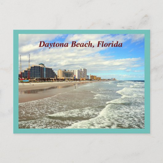 Daytona Beach Florida Holiday Briefkaart (Voorkant)