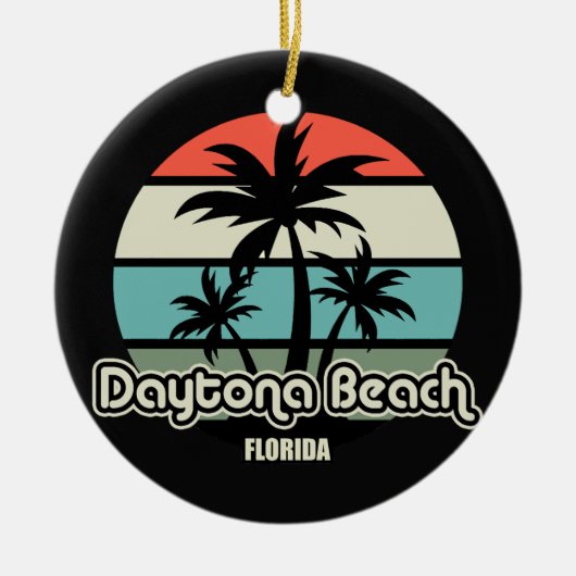 Daytona Beach, Florida Keramisch Ornament (Voorkant)