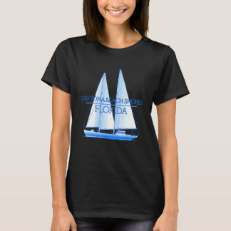 Daytona Beach Florida kustvaart Nautical Sailing S T-shirt