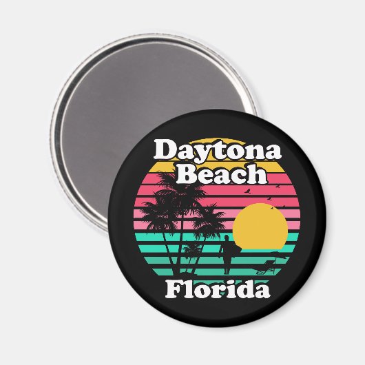 Daytona Beach Florida Magneet (Voorkant / Achterkant)